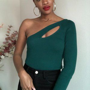 Cold Shoulder-Emerald